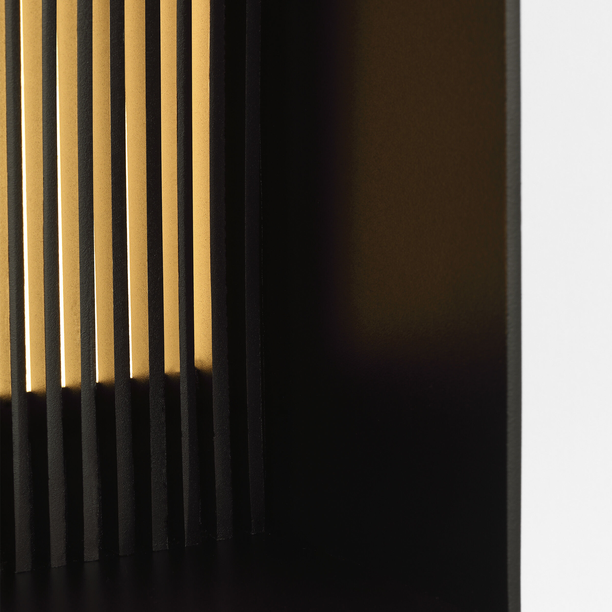 Mick De Giulio Strum LED 36.1 inch Outdoor Black Outdoor Wall Light