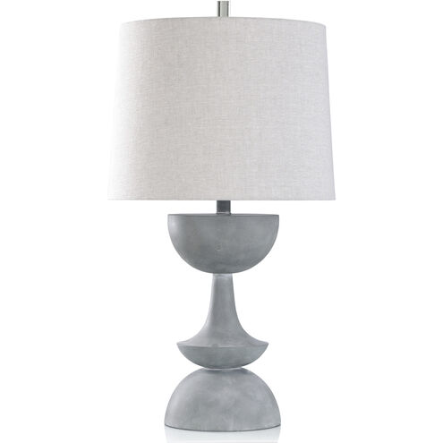 Highgrove 35 inch 150.00 watt Cement Gray Table Lamp Portable Light
