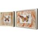 Flight Patterns Orange and Pink and Red and Yellow Framed Art, The Studio