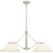 Nome 2 Light 36.5 inch Brushed Nickel Island Pendant Ceiling Light