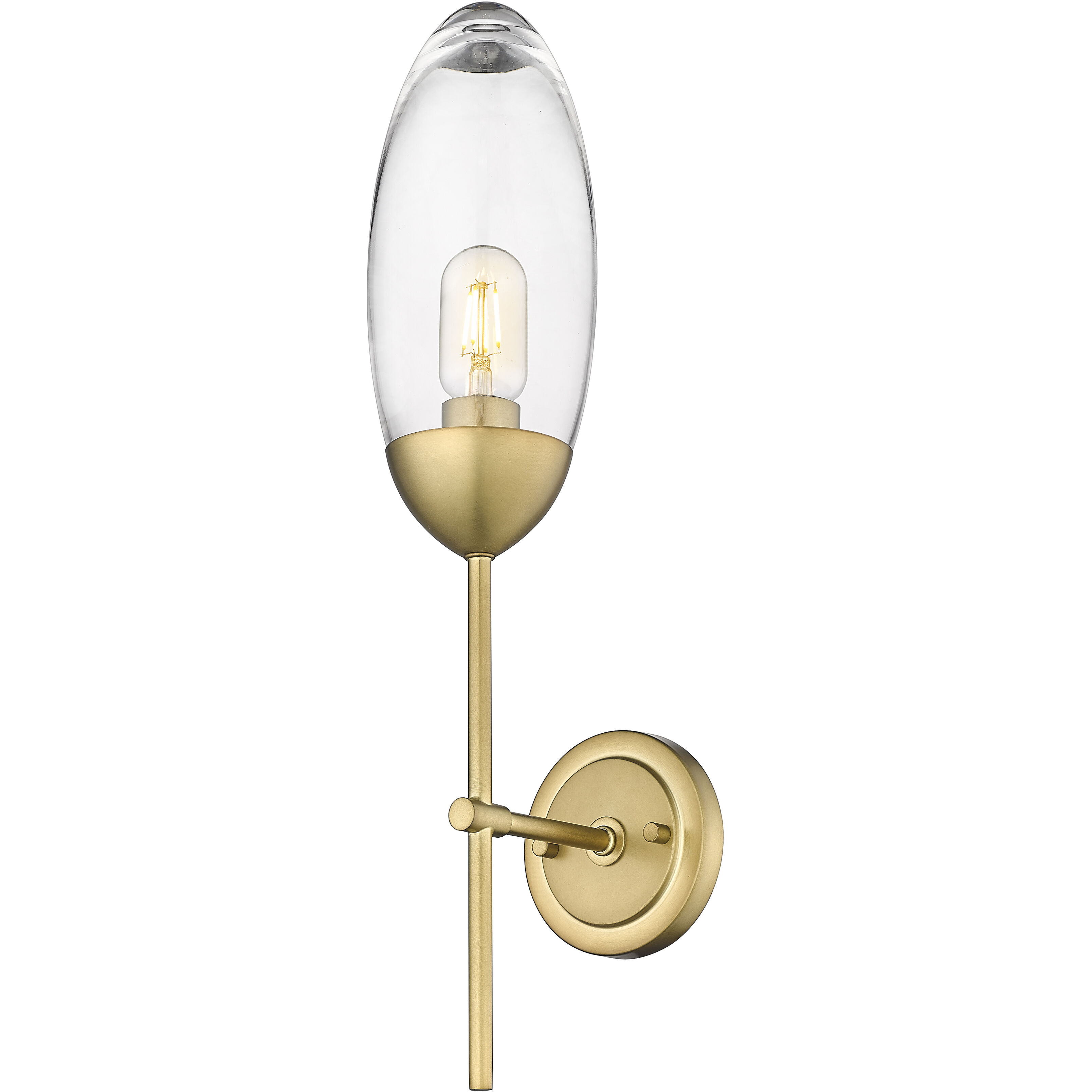 Arden 1 Light 4.5 inch Rubbed Brass Wall Sconce Wall Light