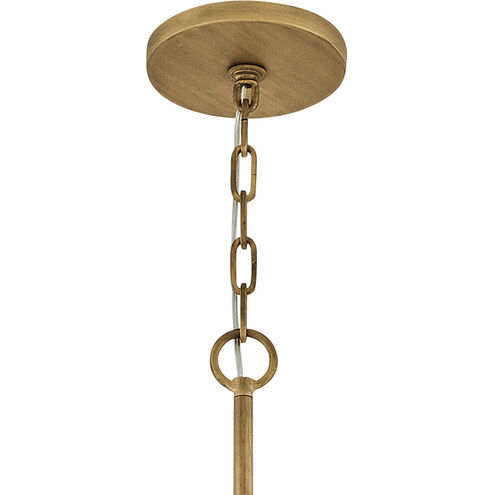 Raffi LED 48 inch Burnished Gold Chandelier Ceiling Light, Single Tier