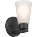 Stamos 1 Light 5 inch Black Wall Sconce Wall Light