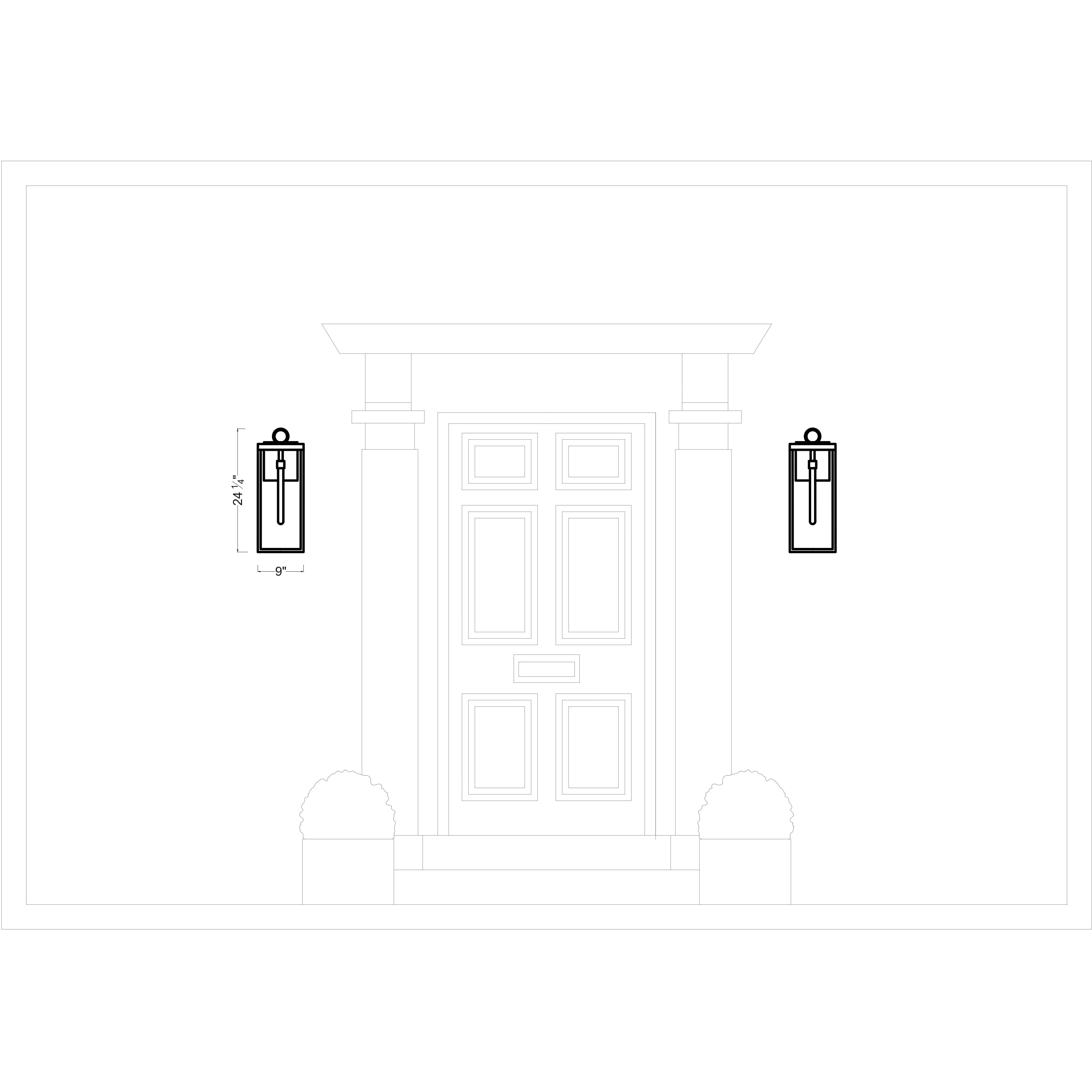 Drew & Jonathan Scott Howell 1 Light 9 inch Textured Black Outdoor Lantern