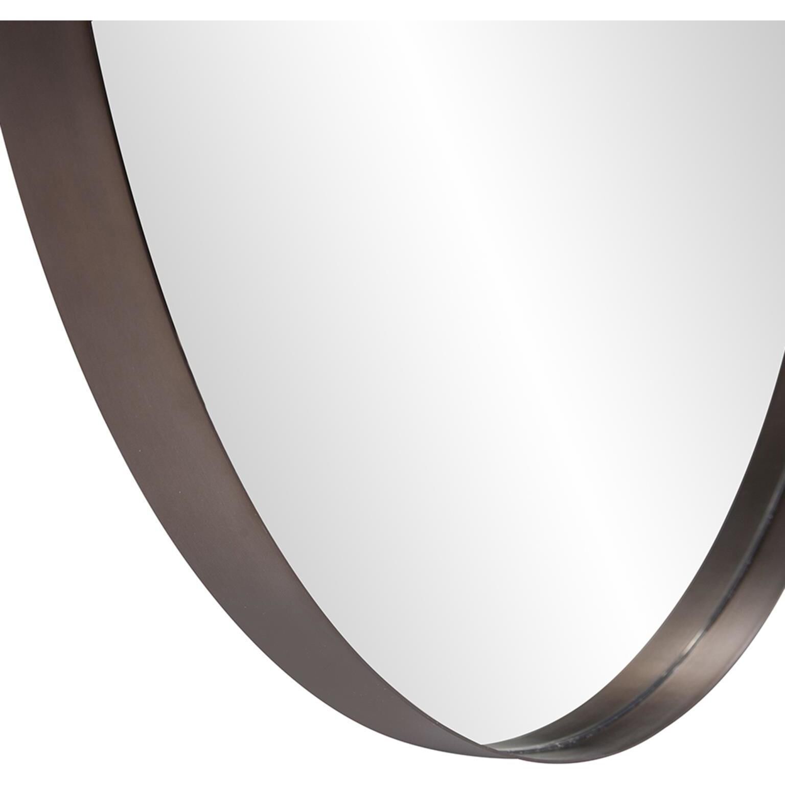 Steele 36 X 36 inch Brass Mirror