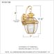 Newbury 1 Light 13 inch Polished Brass Outdoor Wall Lantern