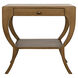 Maude 30 X 28.5 inch Saddle Brown Side Table