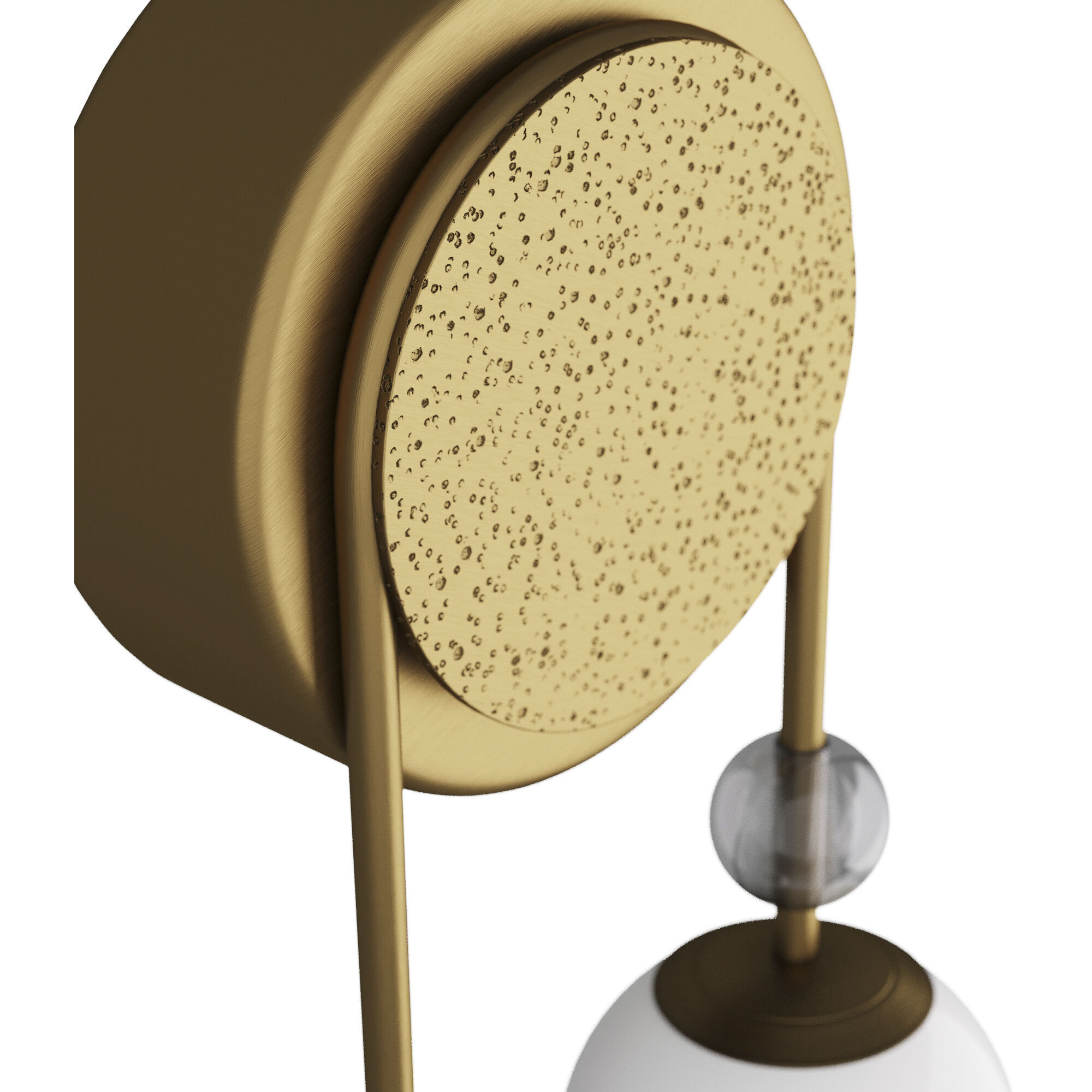 Beverly 2 Light 10.5 inch Antique Brass Sconce Wall Light, Left