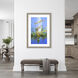 Waterside Blue and Green and Purple Framed Art