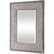 Argenton 41 X 31 inch Distressed Taupe Ivory and Aged Gray Wall Mirror