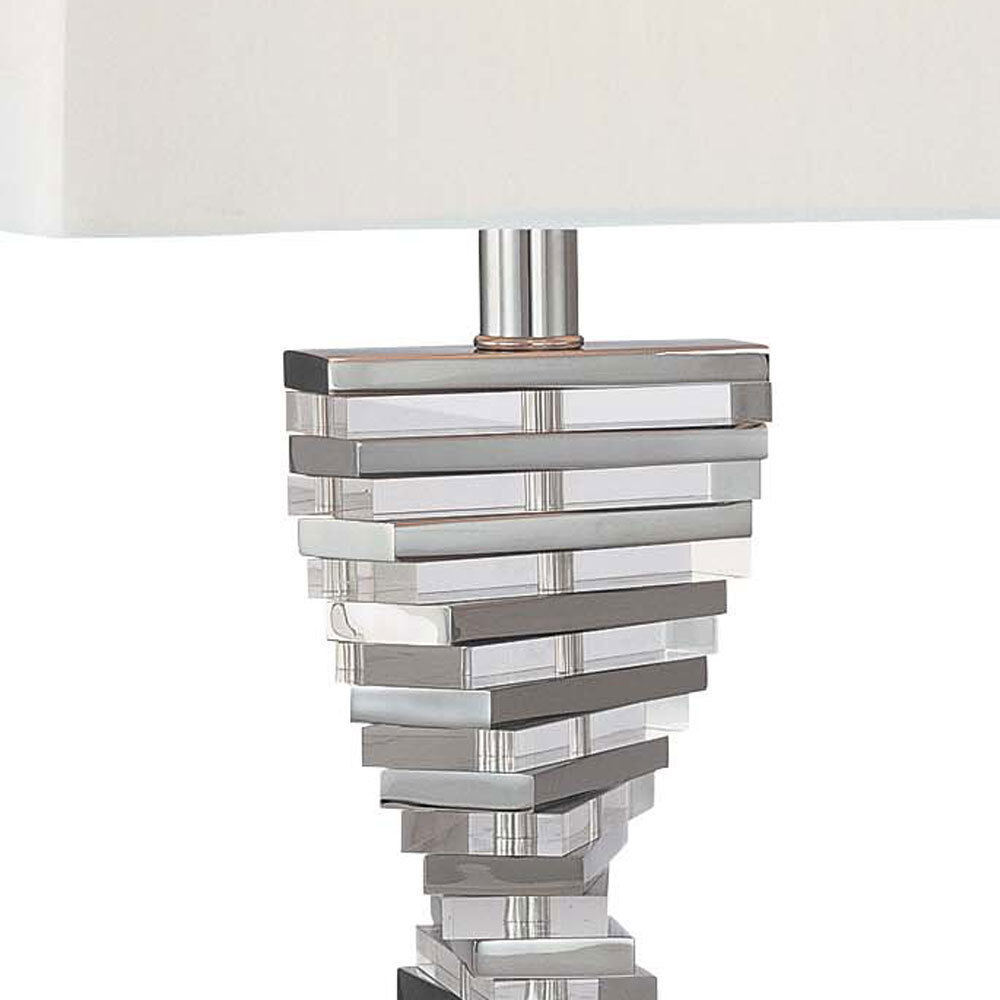 Portables 30.25 inch 9.00 watt Chrome Table Lamp Portable Light