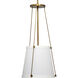 California 1 Light 12 inch Antique Brass Pendant Ceiling Light