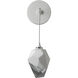 Chrysalis 1 Light 5.5 inch White Sconce Wall Light, Small - Open Box