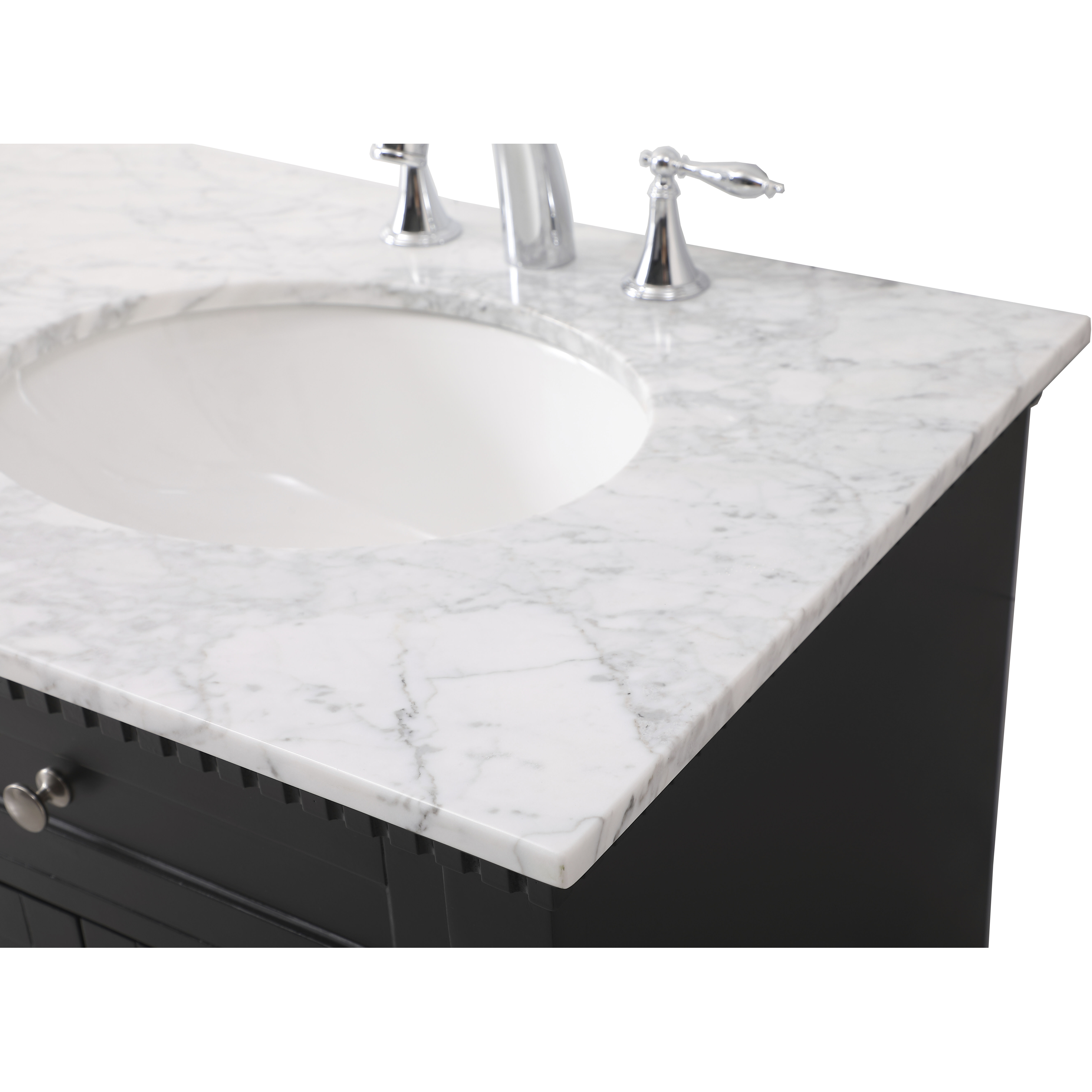 Clarence 60 X 22 X 35 inch Black Vanity Sink Set