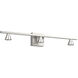 Dune Vanity Light Wall Light in Brushed Nickel