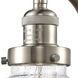 Franklin Restoration Olean 2 Light 19 inch Brushed Satin Nickel Bath Vanity Light Wall Light in Seedy Glass, Franklin Restoration