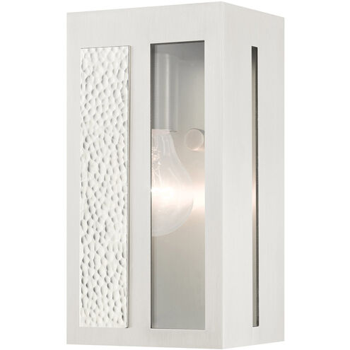 Lafayette 1 Light 9 inch Brushed Nickel Outdoor ADA Wall Lantern