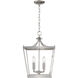 Kennedy 4 Light 13 inch Satin Nickel Chandelier Ceiling Light
