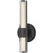 Georgette LED 5.25 inch Black Bath Light Wall Light