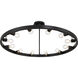 Castile 12 Light 40 inch Matte Black Semi-Flush Mount Ceiling Light