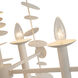 Yukari 16 Light 30.38 inch Matte White Chandelier Ceiling Light