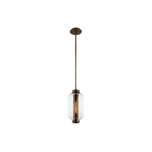 Galloway 1 Light 8 inch Vintage Brass Outdoor Pendant