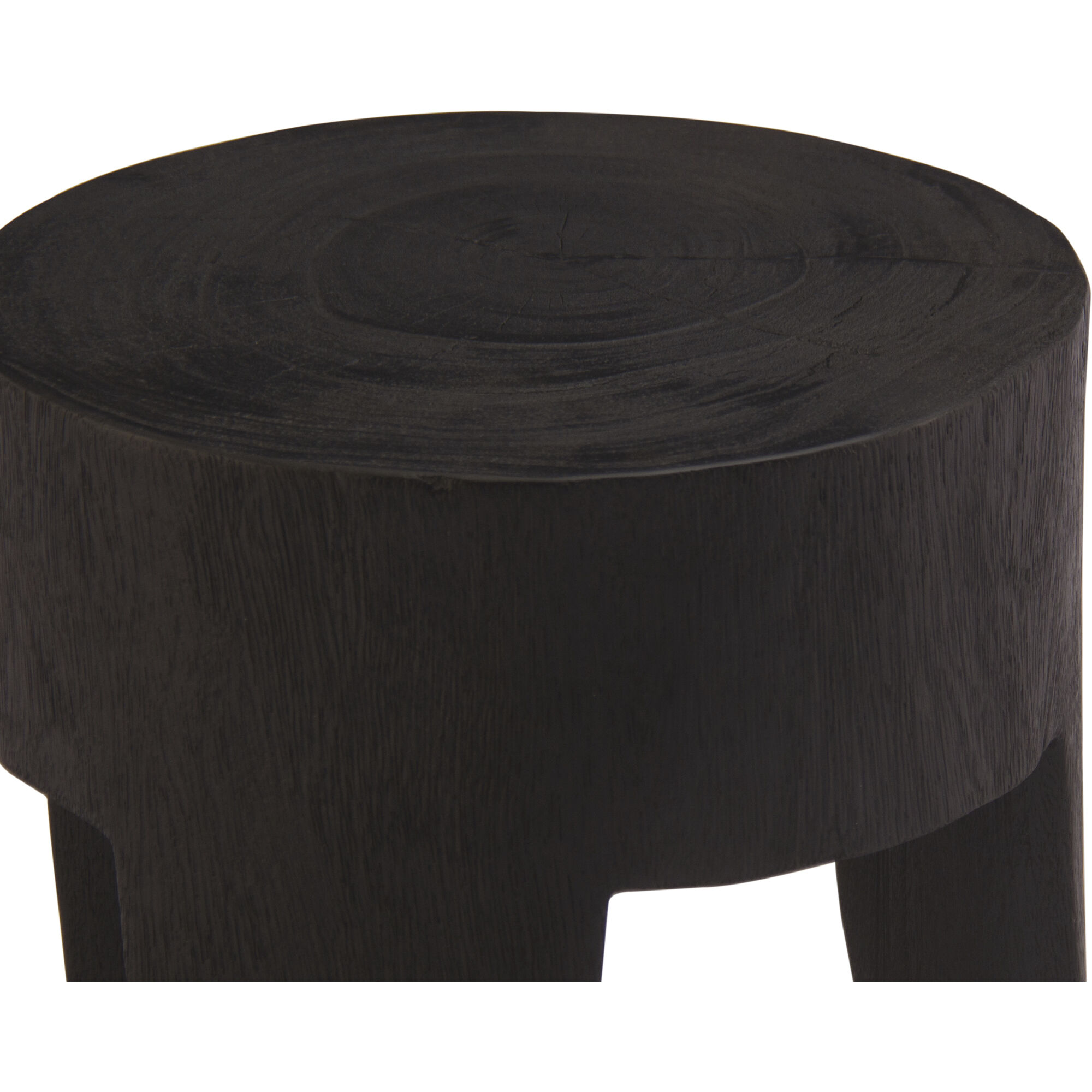 Katmai 18 X 14 inch Burned Black Side Table