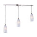 Ogunquit 3 Light 36 inch Satin Nickel Multi Pendant Ceiling Light, Configurable