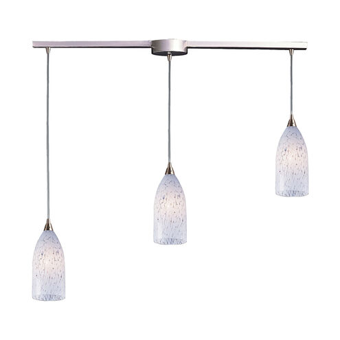 Ogunquit 3 Light 36 inch Satin Nickel Mini Pendant Ceiling Light