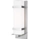 Alban 1 Light 18 inch Satin Aluminum Outdoor Wall Lantern, Medium