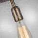 Abington 1 Light 12 inch Satin Brass Pendant Ceiling Light