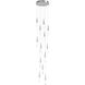 Avalon LED 22 inch Polished Chrome Multi Port Pendant Ceiling Light