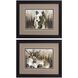 Animals Collection Brown Framed Art