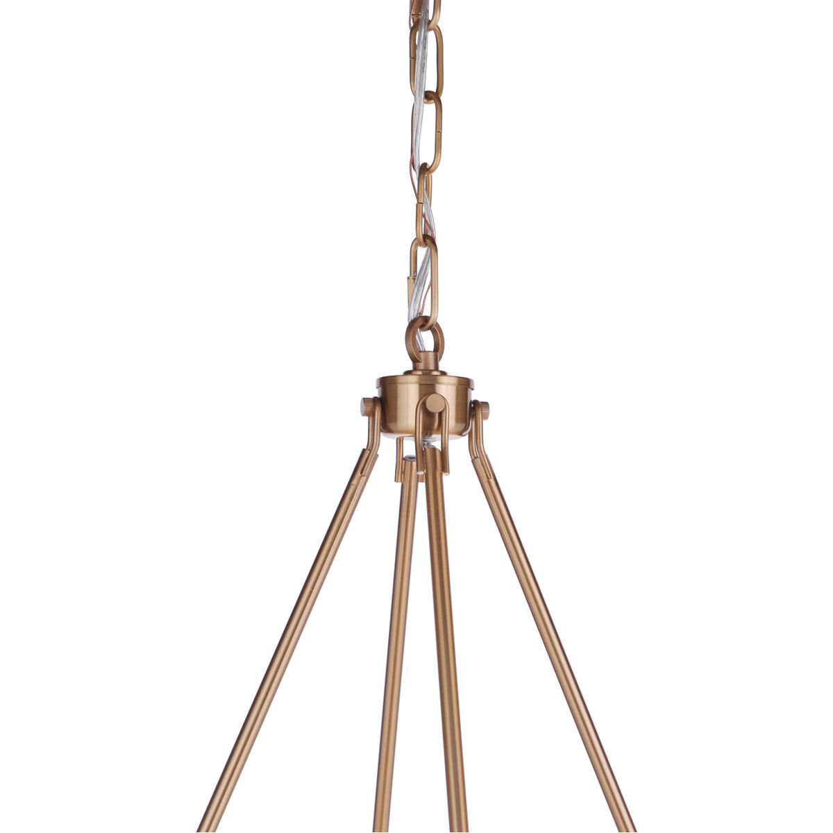 Larrson 8 Light 20 inch Satin Brass Chandelier Ceiling Light
