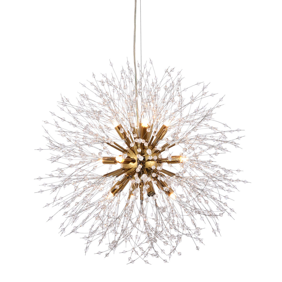Solace 12 Light 24 inch Gold Pendant Ceiling Light