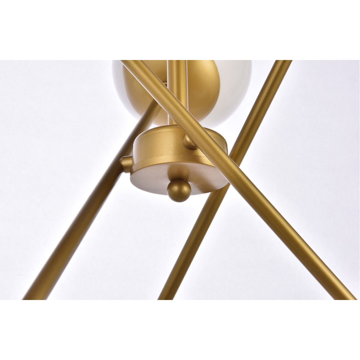 Axl 6 Light 24 inch Brass Pendant Ceiling Light