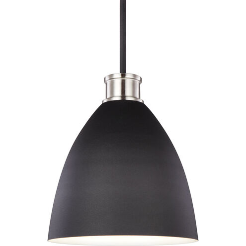 Varus 1 Light 10.5 inch Brushed Nickel Pendant Ceiling Light