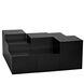 Stein 48 X 48 inch Matte Black Coffee Table