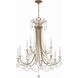 Karrington 12 Light 30 inch Aged Brass Chandelier Ceiling Light