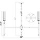 Esme 6 Light 38 inch Matte Black Chandelier Ceiling Light