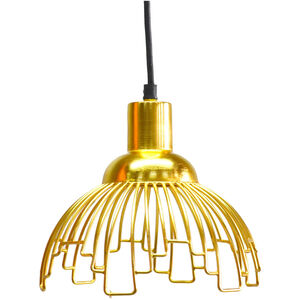Florence 9 inch Gold Pendant Ceiling Light