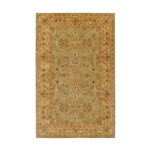 Cedric 96 X 60 inch Camel/Khaki/Ivory/Dark Brown Rugs, Wool
