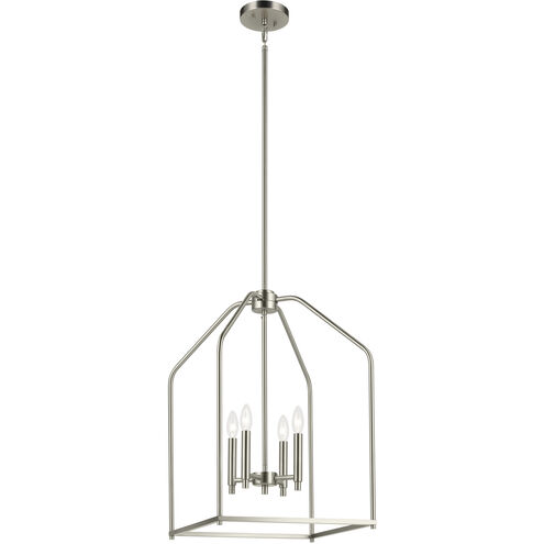 Madden 4 Light 16 inch Brushed Nickel Foyer Pendant Ceiling Light