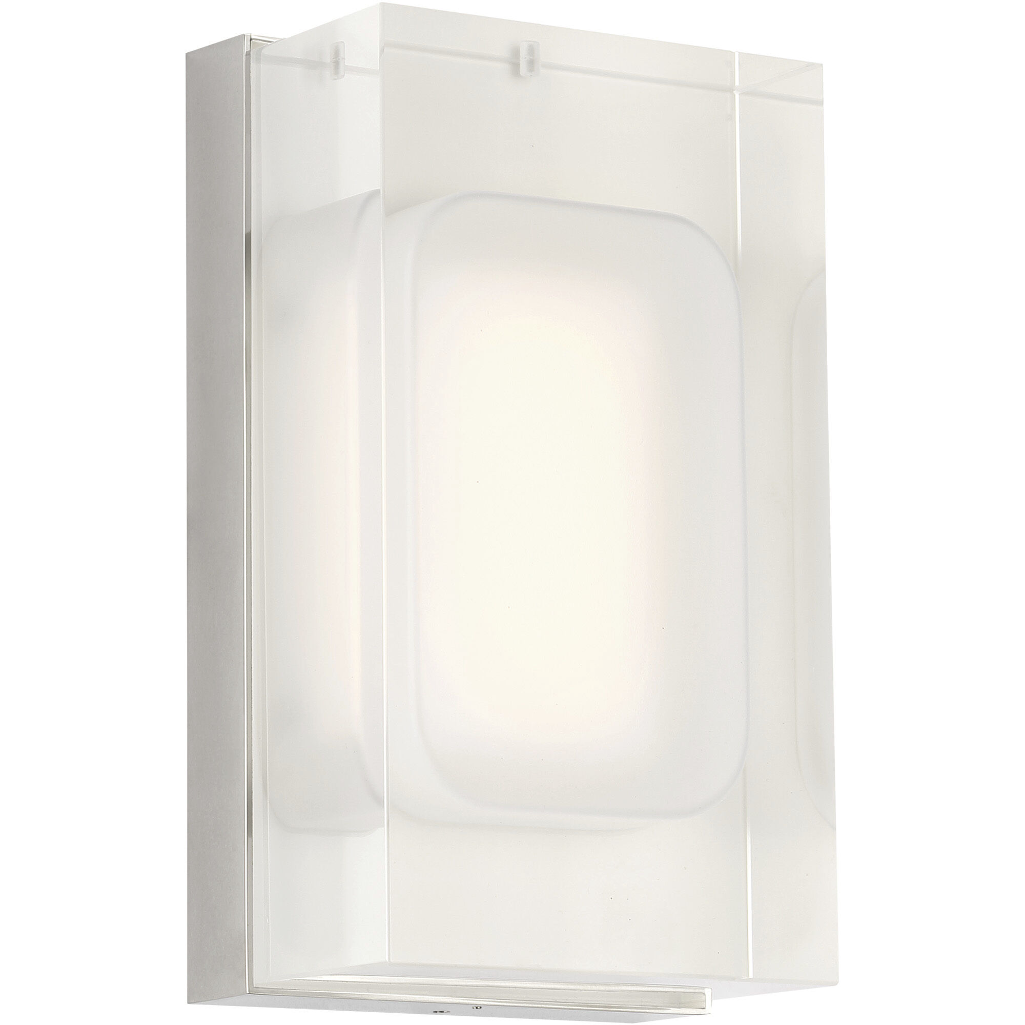 Sean Lavin Milley Wall Sconce Wall Light in LED 90 CRI 3000K, Polished Nickel
