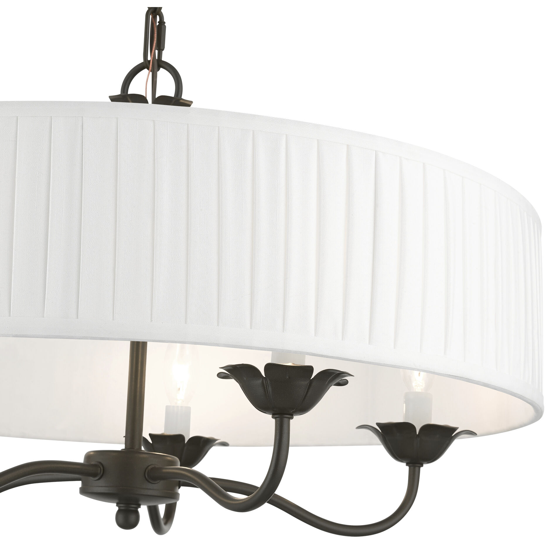 Edinburgh 5 Light 23 inch English Bronze Pendant Chandelier Ceiling Light