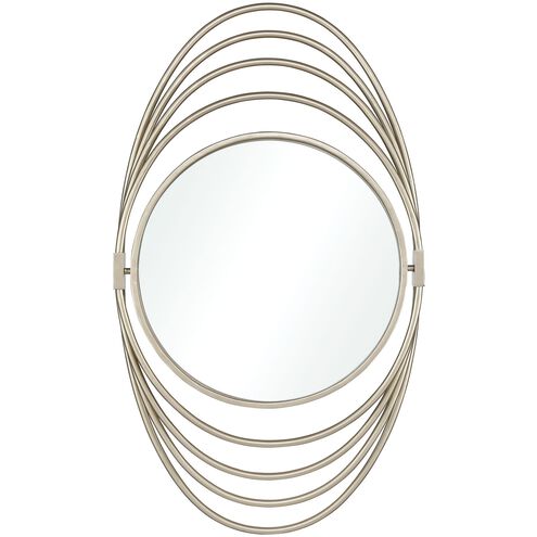 Chrysler III 27 X 16 inch Champagne Silver with Mirror Wall Mirror