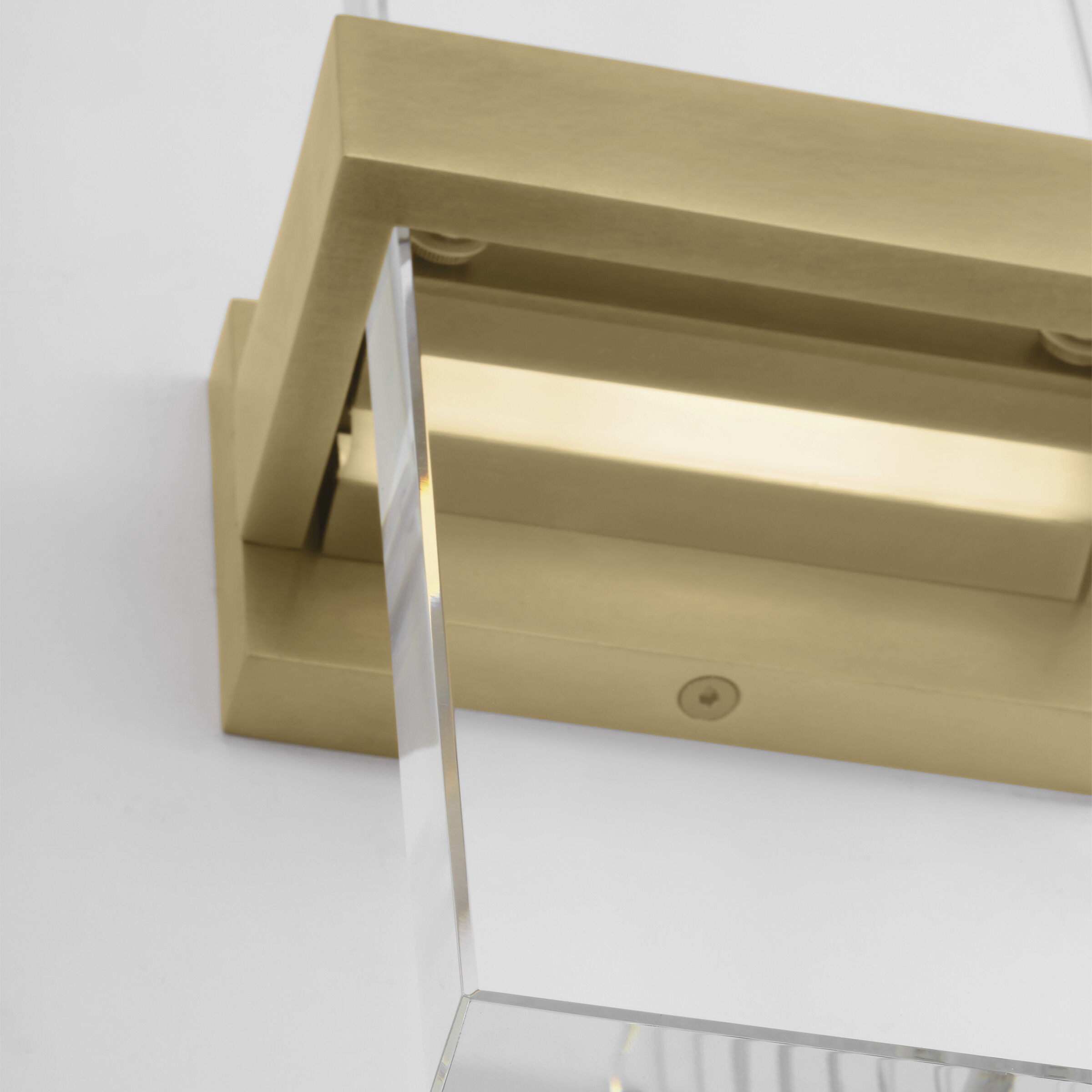 Sean Lavin Flyta LED 3.3 inch Natural Brass ADA Wall Sconce Wall Light in Clear Glass