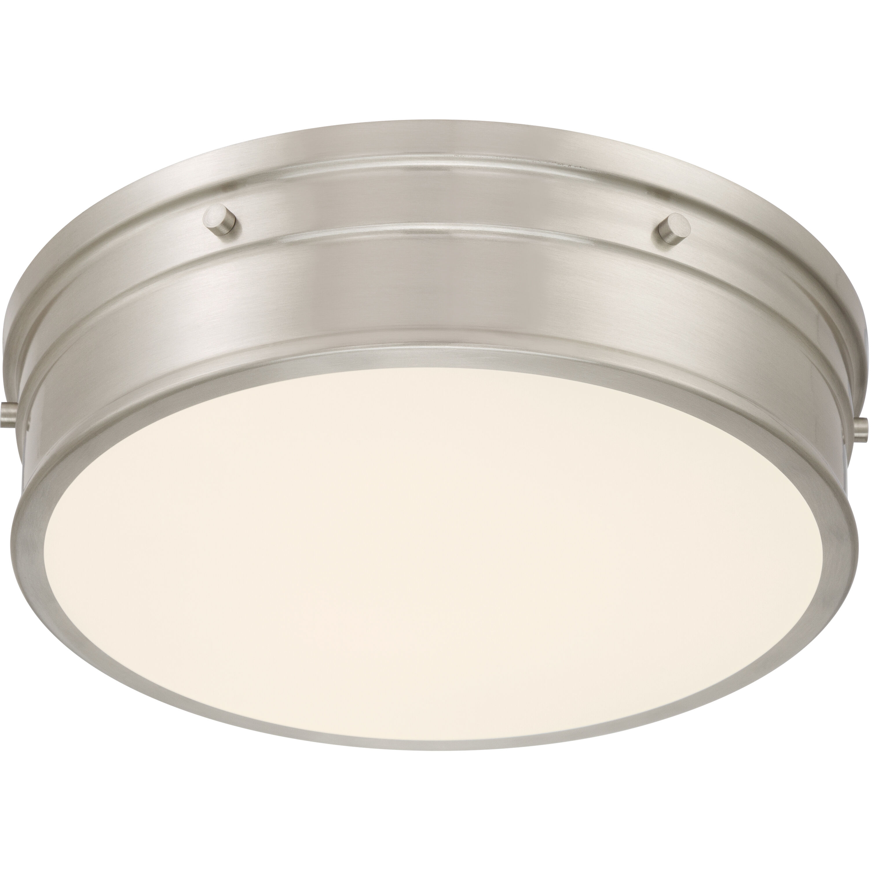 Marnex LED 13 inch Brushed Nickel Flush Mount Ceiling Light