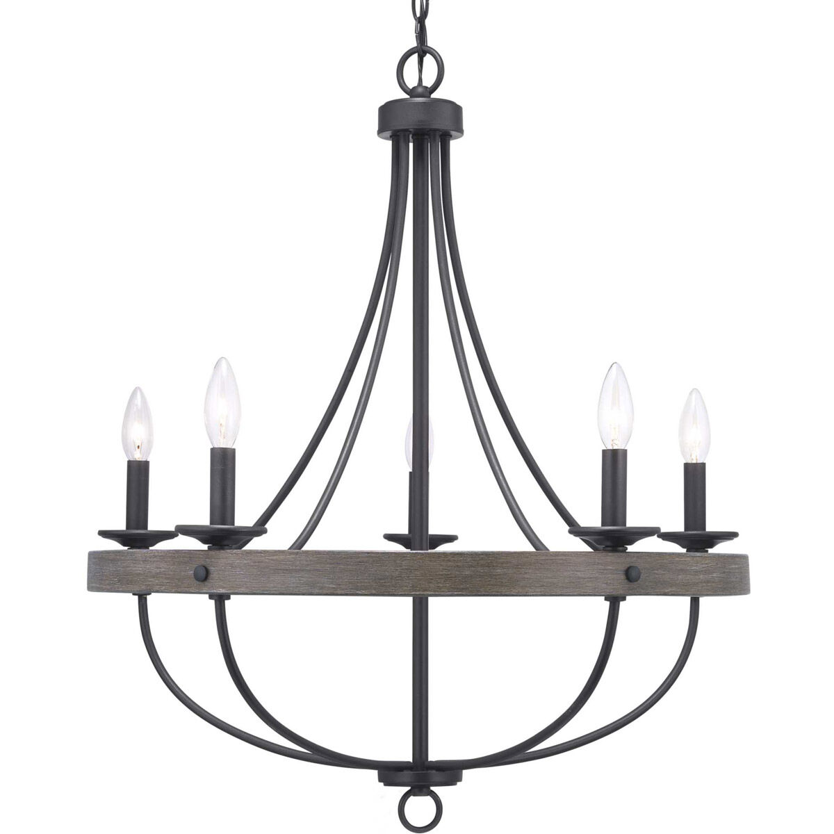Gulliver 5 Light 26 inch Graphite Chandelier Ceiling Light