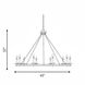 Middleton 10 Light 45 inch Matte Black Chandelier Ceiling Light, Essentials